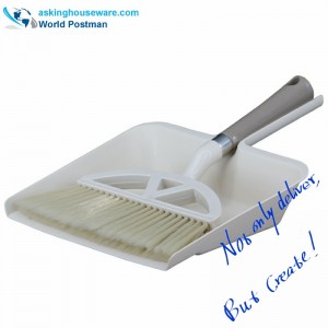 Метла за четка Akbrand Dustpan с квадратна пудра за големи размери