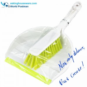 Метла за четка Akbrand Dustpan с дълга дръжка