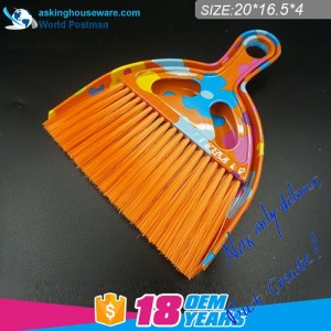 Akbrand Жълта цветна вода Марка Dustpan Четка с малки размери